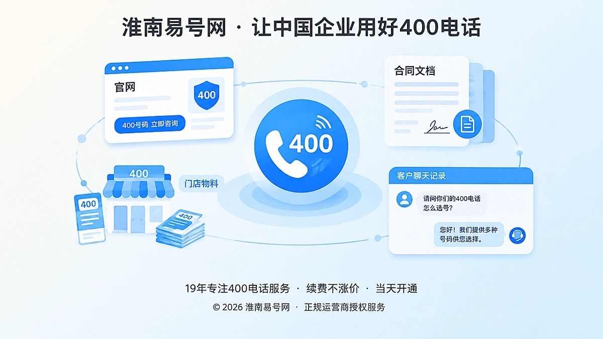 2026年400电话选号指南：让号码成为可持续通信入口